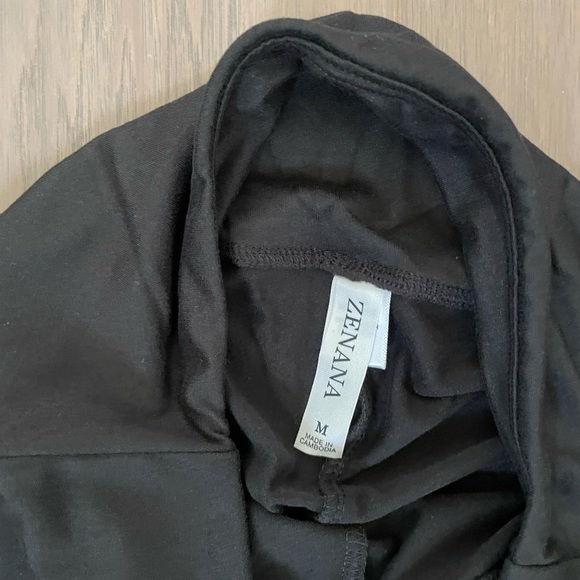 Microfiber Buttery Black Leggings with Pockets SZ L - Picture 12 of 12